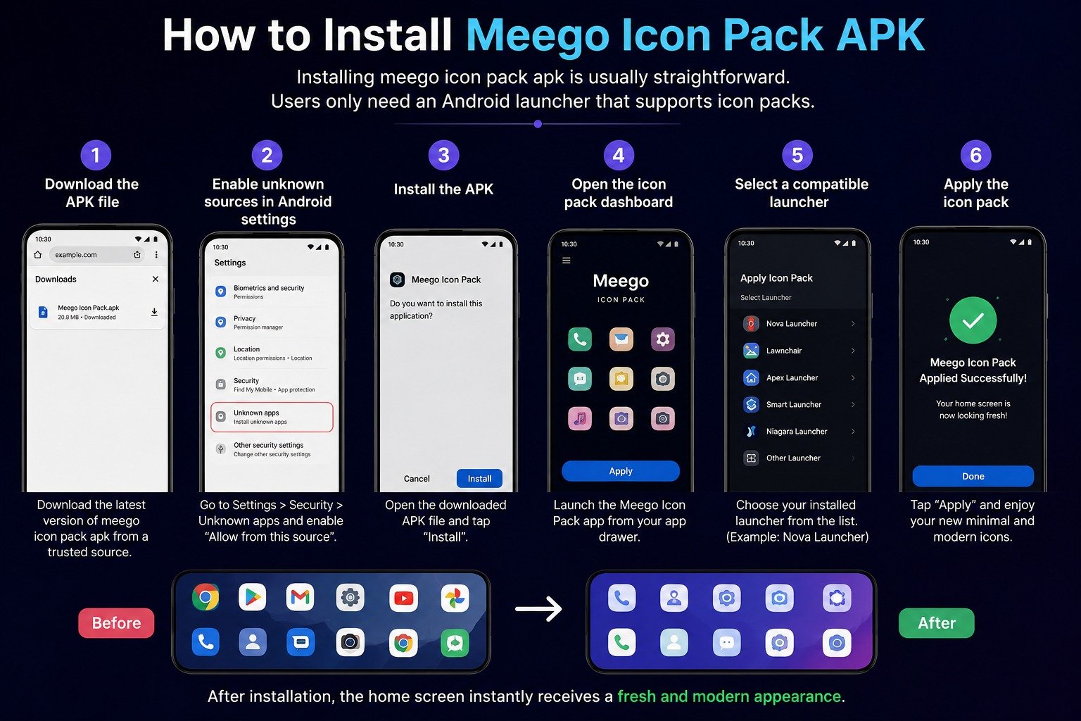 Install Meego Icon Pack APK