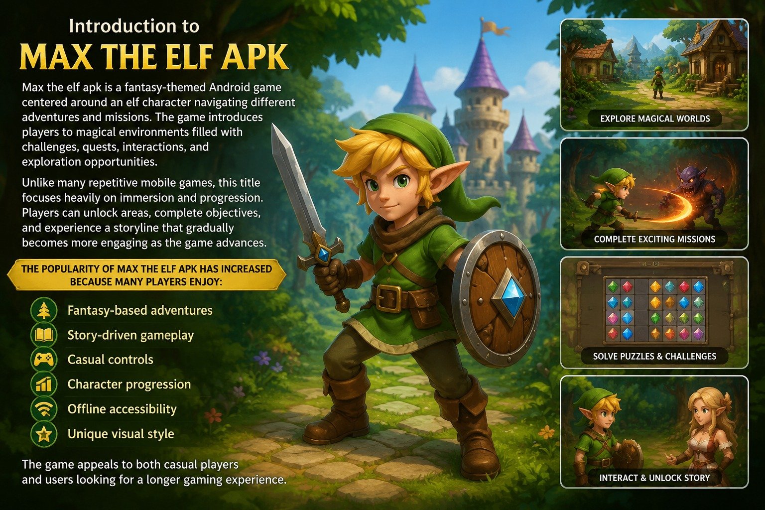 Introduction to Max The Elf APK